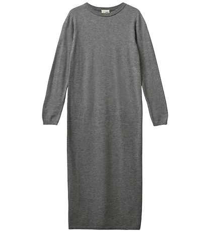 Sofie Schnoor Dress - Wool - Knitted - Korysy - Grey Melange
