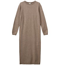 Sofie Schnoor Dress - Wool - Knitted - Korysy - Deer Melange Sofie Schnoor Dress - Wool - Knitted - Korysy - Deer Melange