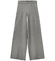 Sofie Schnoor Trousers - Wool - Knitted - Vulasy - Grey Melange