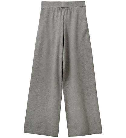 Sofie Schnoor Trousers - Wool - Knitted - Vulasy - Grey Melange