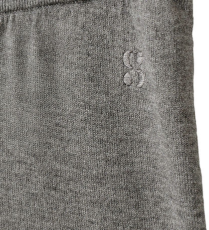 Sofie Schnoor Trousers - Wool - Knitted - Vulasy - Grey Melange