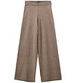 Sofie Schnoor Trousers - Wool - Knitted - Vulasy - Deer Melange
