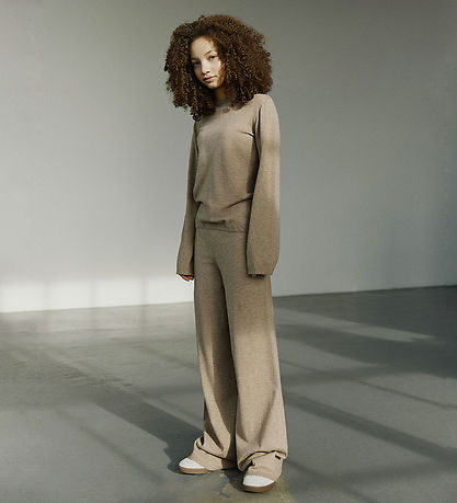 Pantalon Sofie Schnoor - Laine - Tricoté - Vulasy - Deer Mélange Pantalon Sofie Schnoor - Laine - Tricoté - Vulasy - Deer Mélange