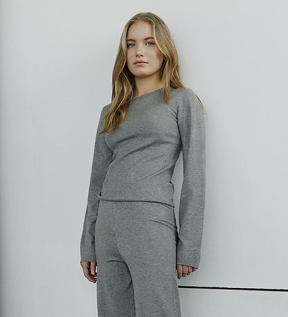 Blouse Sofie Schnoor - Laine - Tricoté - Vivosy - Gris Chiné Blouse Sofie Schnoor - Laine - Tricoté - Vivosy - Gris Chiné
