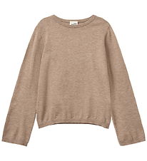 Sofie Schnoor Blouse - Wool - Knitted - Vivosy - Deer Melange