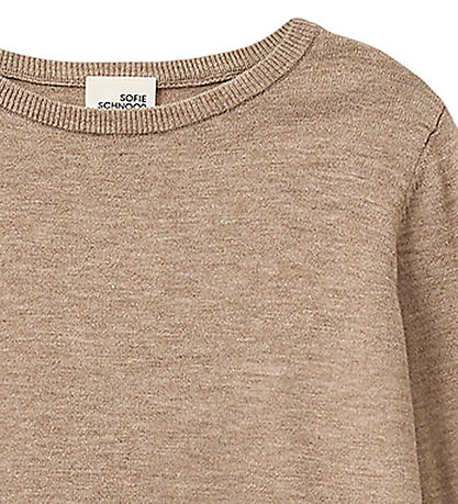 Sofie Schnoor Blouse - Wool - Knitted - Vivosy - Deer Melange