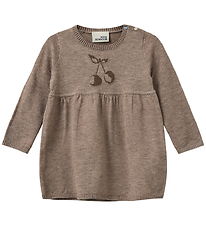 Sofie Schnoor Dress - Knitted - Wool - Dagnysb - Brown Melange