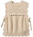 Fliink Waistcoat - Knitted - Lovely - Sandshell