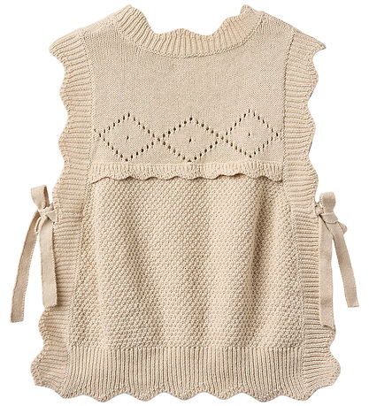 Fliink Waistcoat - Knitted - Lovely - Sandshell