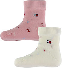 Chaussettes Tommy Hilfiger - 2 Pack - Rose Chaussettes Tommy Hilfiger - 2 Pack - Rose