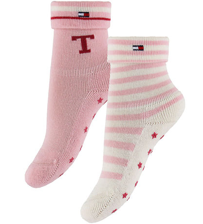 Chaussettes Tommy Hilfiger - 2 Pack - Rose Chaussettes Tommy Hilfiger - 2 Pack - Rose