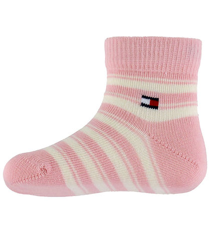 Chaussettes Tommy Hilfiger - 3 Pack - Rose Chaussettes Tommy Hilfiger - 3 Pack - Rose