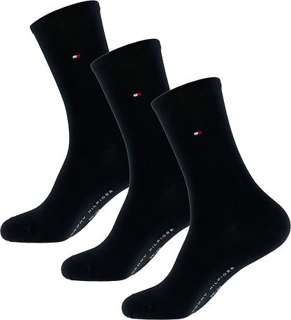 Tommy Hilfiger Socken - 3er-Pack - Schwarz Tommy Hilfiger Socken - 3er-Pack - Schwarz