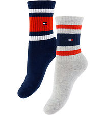 Tommy Hilfiger Socks - 2-Pack - Grey Melange Tommy Hilfiger Socks - 2-Pack - Grey Melange
