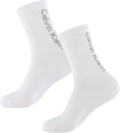 Calvin Klein Socken - 2er-Pack - Weiß/Grau