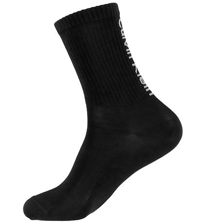 Calvin Klein Socks - 2-Pack - Black/White Calvin Klein Socks - 2-Pack - Black/White