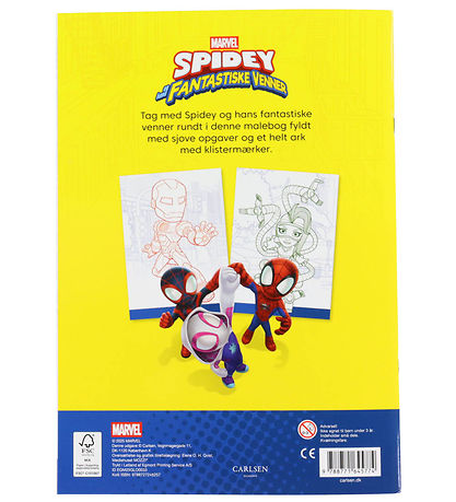 Forlaget Carlsen Colouring Book - Spidey And His Amazing Friends