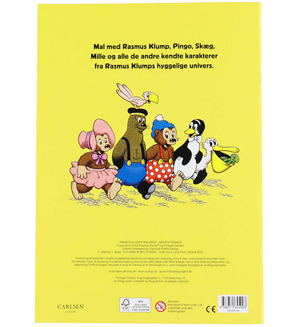 Forlaget Carlsen Colouring Book - Rasmus Klump's Best Friends