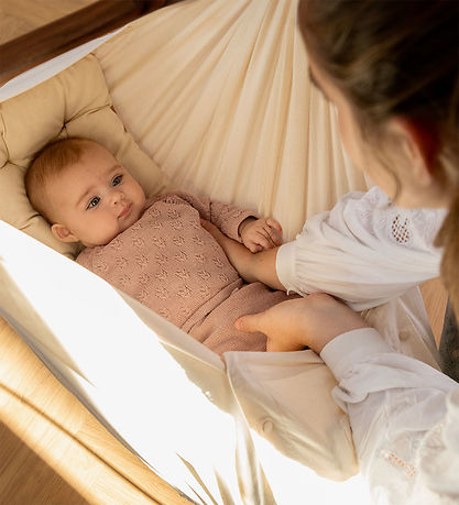Moonboon Crib - Classic+ Bundle - Baby Hammock - Nature/White