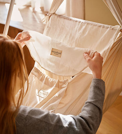 Moonboon Crib - Classic+ Bundle - Baby Hammock - Nature/White