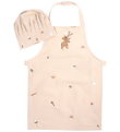 Filibabba Apron And Chef's Hat w. Embroidery - Wonderful Winter 