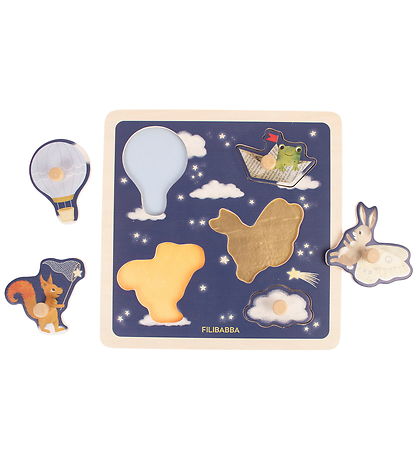 Filibabba Senses-Jigsaw Puzzle in wood - Little Adventurers
