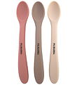 Filibabba Spoons - 3-Pack - Silicone - Rose Mix