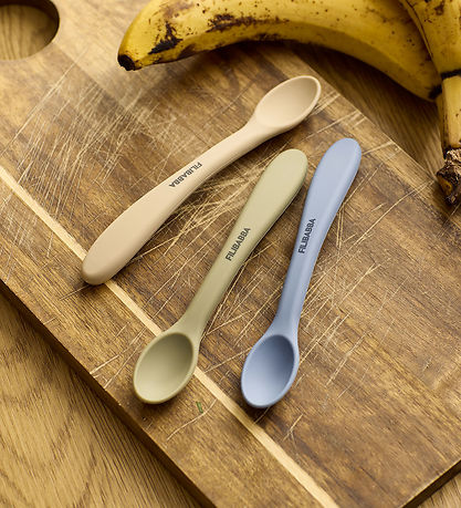 Filibabba Spoons - 3-Pack - Silicone - Ocean Mix