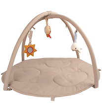 Filibabba Activity Play Mat w. 3 Activity Toy - Beige