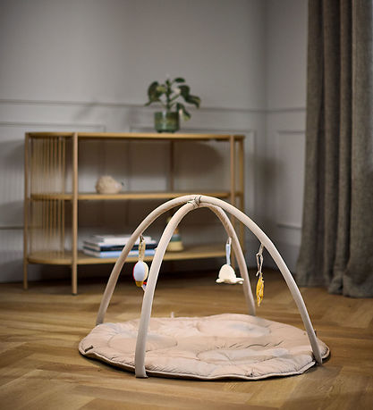 Filibabba Activity Play Mat w. 3 Activity Toy - Beige