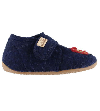 Chaussons Living Kitzbühel - Laine - Fredi Feuerwehr - Bleu nuit Chaussons Living Kitzbühel - Laine - Fredi Feuerwehr - Bleu nuit