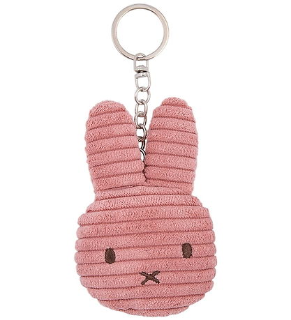 Bon Ton Toys Keychain - 10 cm - Miffy Flat ECO Corduroy - Dusty
