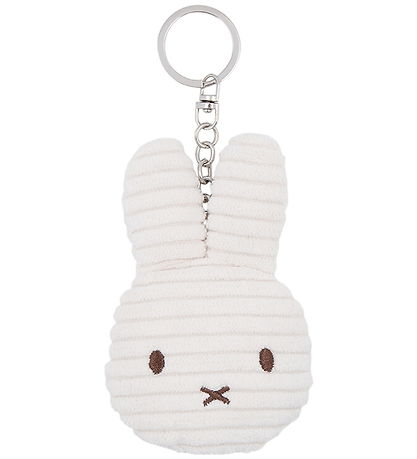 Bon Ton Toys Keychain - 10 cm - Miffy Flat ECO Corduroy - Offwh