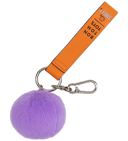 Bon Ton Toys Keychain - 7 cm - Smiley ECO Fuzzy Bag Charm - Dar