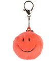 Bon Ton Toys Keychain - 5.5 cm - Smiley ECO Fuzzy - Bright Cora