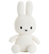 Bon Ton Toys Knuffel - 23 cm - Miffy ECO Corduroy - Offwhite