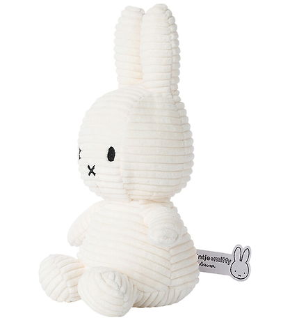 Bon Ton Toys Soft Toy - 23 cm - Miffy ECO Corduroy - Offwhite