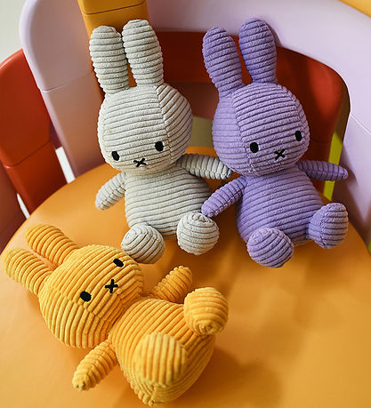 Bon Ton Toys Soft Toy - 23 cm - Miffy ECO Corduroy - Ltd. Editio