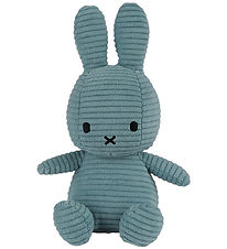 Bon Ton Toys Knuffel - 23 cm - Miffy ECO Corduroy - Aviator Blue