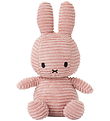 Bon Ton Toys Soft Toy - 23 cm - Miffy ECO Corduroy - Pink