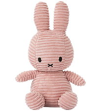 Bon Ton Toys Knuffel - 23 cm - Miffy ECO Corduroy - Roze