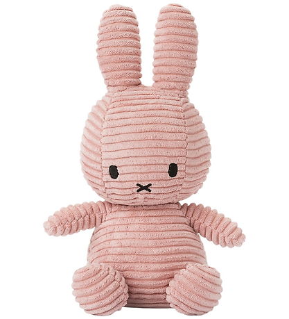 Bon Ton Toys Soft Toy - 23 cm - Miffy ECO Corduroy - Pink