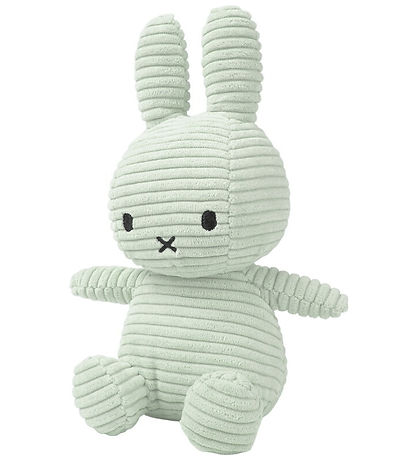 Bon Ton Toys Bangsi - 23 cm - Miffy ECO Corduroy - Soft Jade