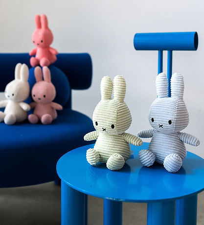 Bon Ton Toys Bangsi - 23 cm - Miffy ECO Corduroy - Soft Jade
