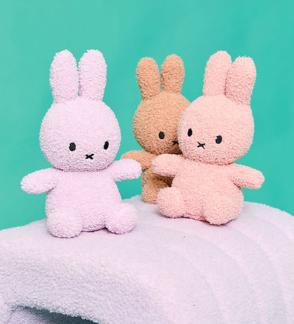 Bon Ton Toys Soft Toy - 23 cm - Miffy ECO Tiny Teddy - Lavender