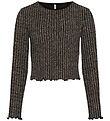 Kids Only Blouse - KogQueen - Black/Lurex Light Gold/Silver/Wide