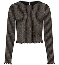 Kids Only Blouse - KogQueen - Black/Lurex Light Gold/Silver/Bree