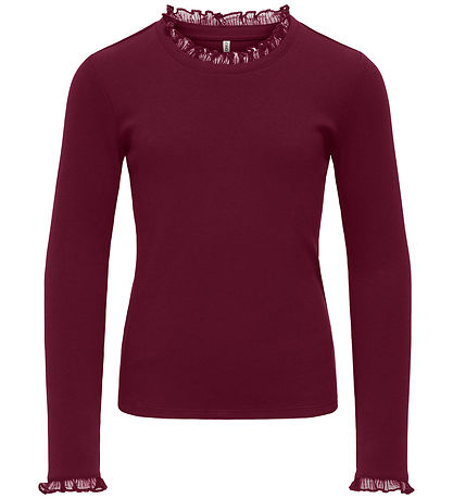 Kids Only Blouse - Rib - KogLeslie - Cabernet