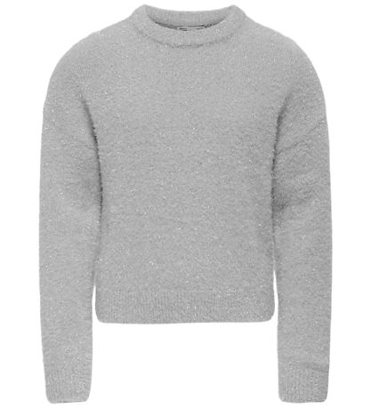 Kids Only Blússa - Prjónað - KogPiumo - Light Grey Melange/Silfu