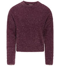 Kids Only Blouse - Knitted - KogPiumo - Rose Wine/Rose Wine Glit